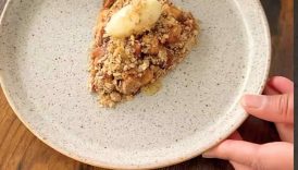 How to Make Apple Crumble in Airfryer #yt #airfryer #cooking #recipe #easy #dessert #healthy #foodie