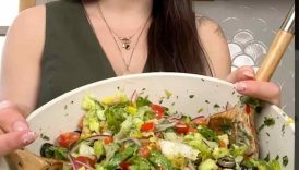This salad hits the spot every single time 🥗 #shorts