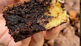 Brookies😍 #easyrecipe #cake #shorts