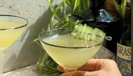 Easy Refreshing Cucumber Martini Cocktail