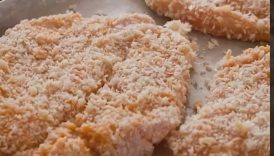 Chicken Schnitzel with Garlic Butter