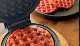 How to make beetroot cheela in a waffle maker | Easy healthy breakfast idea #yt #recipe #food #easy