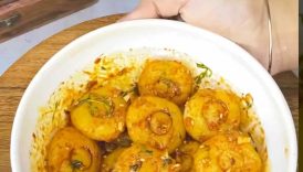 Korean Style Potato Noodles😋 | Korean Snacks Recipe🤩 #shorts #trending #koreannoodles