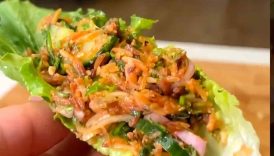 Crispy Rice Salad That’s Actually Addictive #shorts #recipe #thai