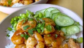 Honey Sriracha Shrimp