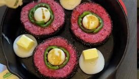 CRUSTED CAVE BURGERS #youtubeshorts #burger