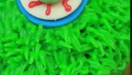 Halloween Monster 🧁👹 #halloween #halloweencupcakes #cupcake #shortsfeed