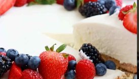 No-bake cheesecake is the perfect easy summer dessert 🍰 recipe sugarandsparrow #nobake #dessert