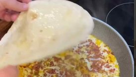 Bacon Ranch Quesadilla 🔥 #youtubeshorts #cooking