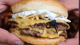 I put French Onion Chip Dip on a Smashburger!