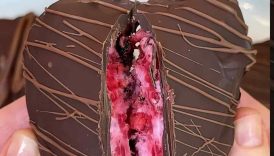 Frozen Chocolate Yogurt #easyrecipe #chocolate #shorts