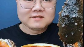 Asmr Delicious sea cucumber+seashell🐚 eating🤤🤤! #mukbang#asmr#shortsfeed #shorts#@chinesfood9696