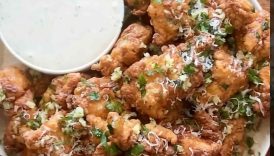 crispy garlic parmesan chicken bites 🧄✨