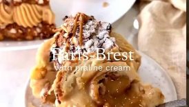Paris-Brest Dessert with Praline Cream
