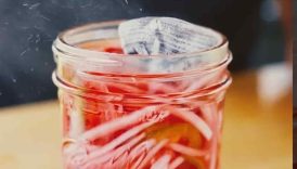 I made Smoked Pickled Onions using lit Charcoal!