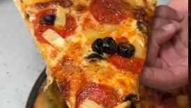 EASY HOMEMADE PEPPERONI PIZZA FROM SCRATCH #Shorts