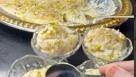 Secret Recipe Instant Kashmiri Phirni 🔥 | Ghar Par Banaye Easy Dessert #Shorts Kashmiri Mitha
