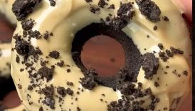 5 ingedient Oreo donuts! #easyrecipe #cake #shorts