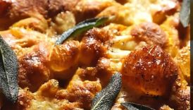 Pumpkin & Brown Butter Focaccia with Fontina 🍂