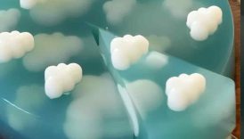 Making a Cloud Jelly Cake