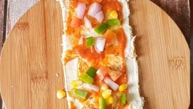 Bread Pizza Pinwheel | Pinwheel Rolls ups