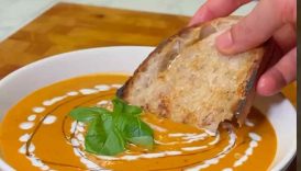 CREAMIEST Roasted Tomato and Pepper Soup Recipe of 2026! Easy & Vegan