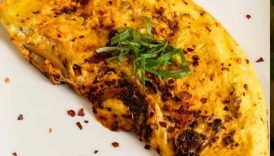 Omelette series #43 – gochujang Chili Tomato Omelette
