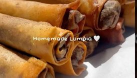this and homemade sweet chili sauce 🙂🇵🇭 recipe & tutorial coming next! #lumpia #filipinofood