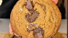 Chocolate chip cookies+Nutella #easyrecipe #cake #shorts
