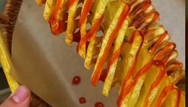 accordion potatoes recipe| how to make accordion potatoes at home #snackresipes #potatorecipes