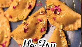 Homemade Baked Gujiya, No Mawa No Maida | Holi Special Sweet ✨ #shorts