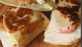 Viral Tiktok Wrap Hack | Burger Quesadilla Wrap | #viral #shorts #shortsvideo
